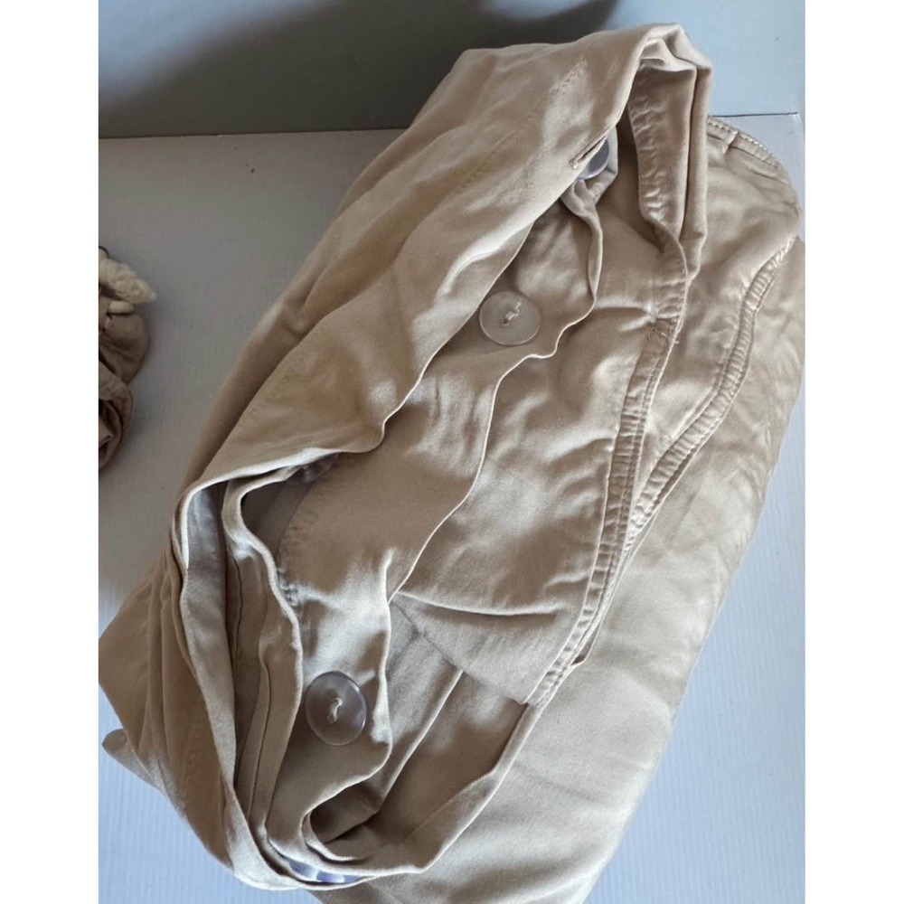 NWOT Quince Viscose Organic Bamboo Duvet Cover & Shams Set Full Queen Sand